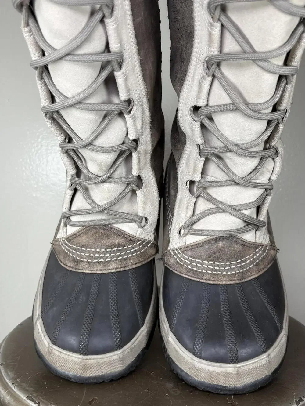 Sorel Cate The Great Leather Suede Lace-Up Winter Boot US 8 UK 6.5